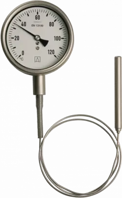 Termometr gazowy FTh 160 Ch, D442, fi160 mm, -20÷60°C, rad, kl. 1, kapilara 1 m