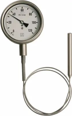 Termometr gazowy FTh 160 Ch, D472, fi160 mm, -20÷60°C, rad, kl. 1, kapilara 1 m