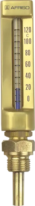 Termometr maszynowy VMTh 110, 110x30 mm, 0÷120°C, L 40 mm, G1/2", prosty